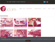 Tablet Screenshot of faciam.org